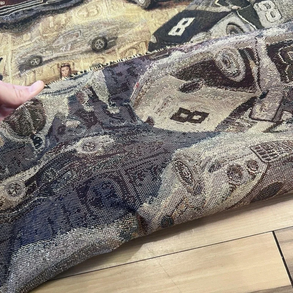 Vintage Racing Car Tapestry Upholstery Fabric 87
